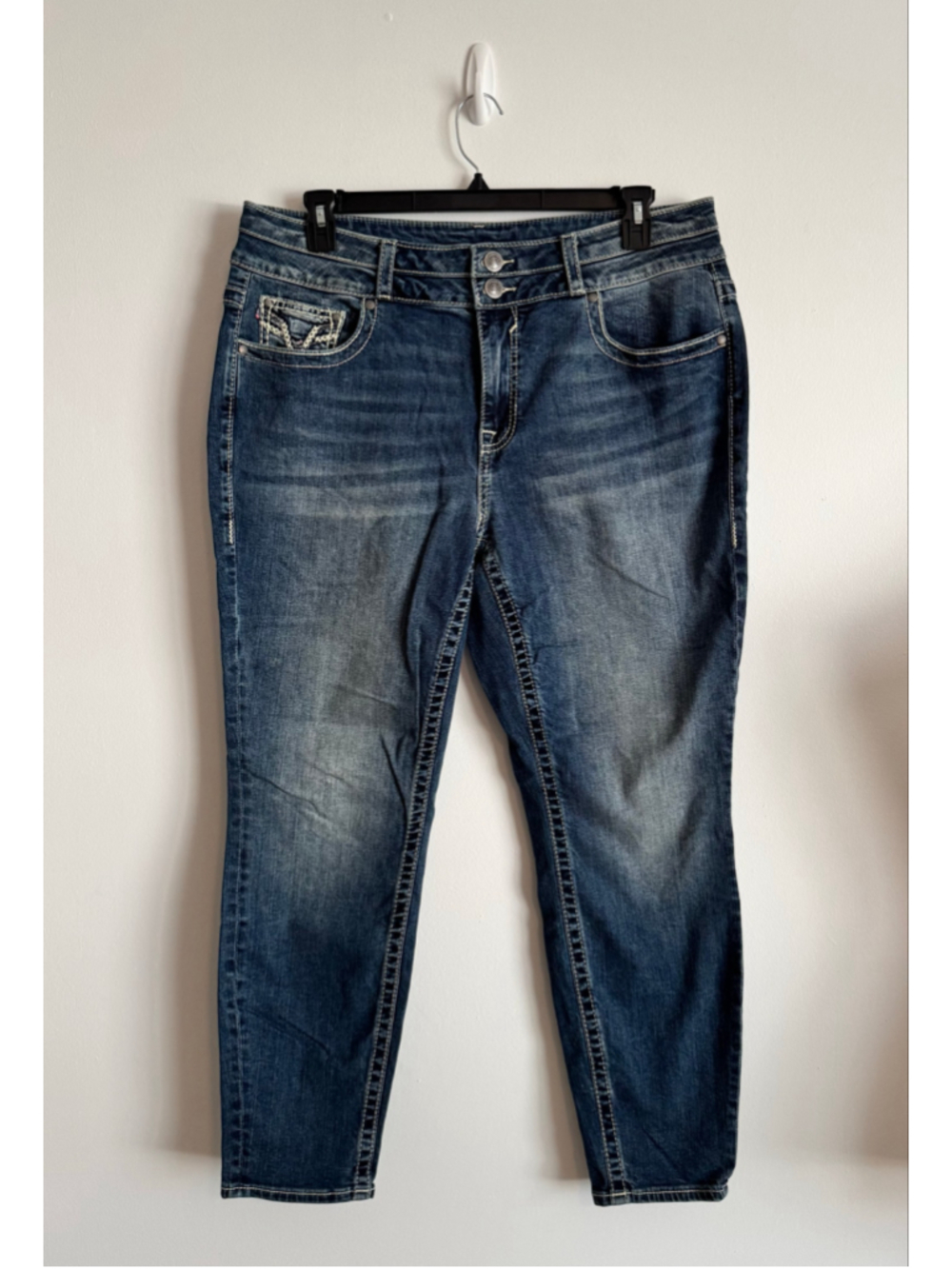 Women's Vigoss Straight Leg Jeans Size 18 Blue